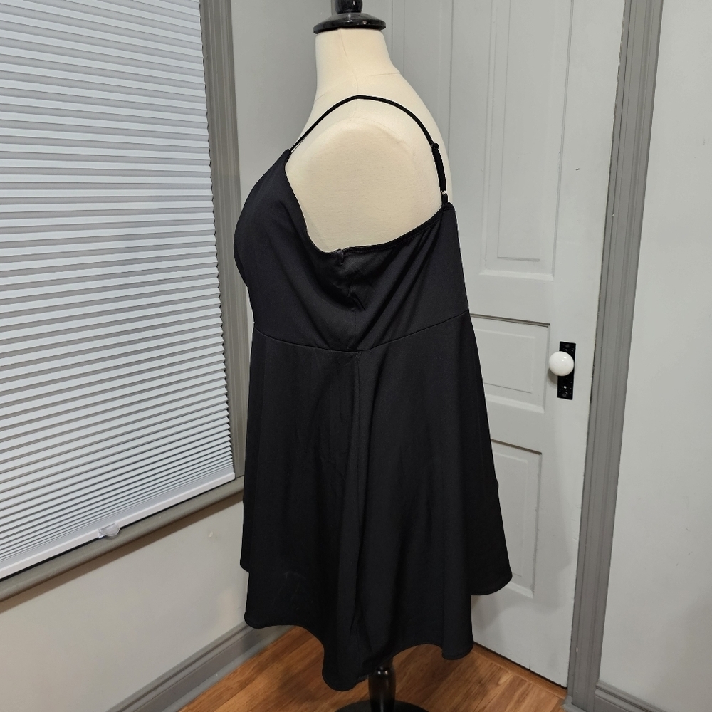 Torrid Knit Surplice Asymmetrical Peplum Cami - Picture 5 of 6